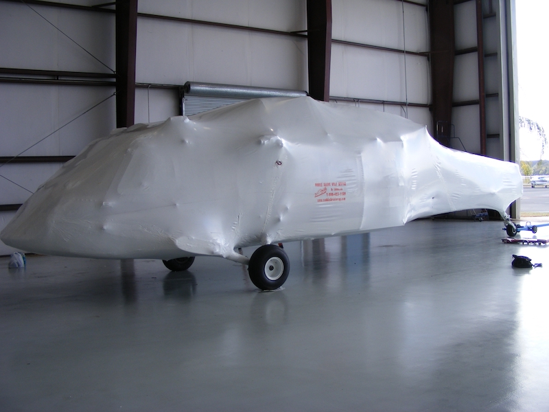 Shrinkwrapped Helicopter